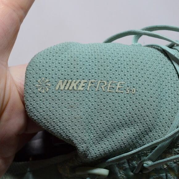 Nike Free 5.0 Men's Steam Olive Aura Running Shoes Size 7.5 - Picture 7 of 10